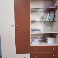 کمد لباس ویترین و کتاب