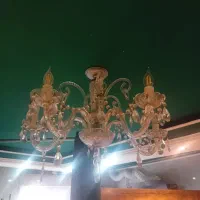 دو تا لوستر آلمانی قدیمی ۵شاخه|کلکسیون اشیاء عتیقه|رشت, گلسار|دیوار