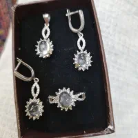 نیم ست درّنجف / سنگ سرمه / نیم ست مروارید