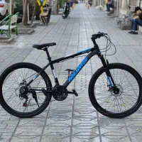 دوچرخه24.26آلومینیوم مشکی آبی اقساط