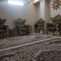 مبل سلطنتی ۹ نفره به همراه ناهار خوری ۴ نفره سالم