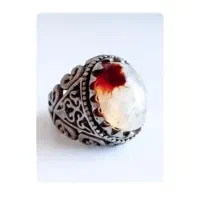 انگشتر عقیق یخی