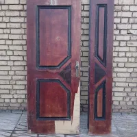 درب چوبی دولنگه