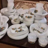 برنج خوری و  خورشت خوری گل میوه ای اصل فرانسه