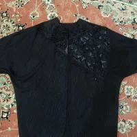 مانتو تابستانه مشکی نو  فری سایز قیمت 1900