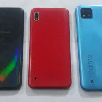 ۳عدد گوشی نیاز ب تعمیر A50s  A10   Realme