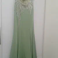 پیراهن مجلسی کار شده سایز۳۶ تا۳۸