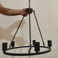لوستر پنج شعله|لوستر و چراغ آویز|تهران, بریانک|دیوار