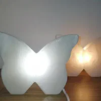 آباژور طرح پروانه و قلب