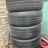 چهار  حلقه لاستیک  نکسون کره در حد نو سایز شانزده