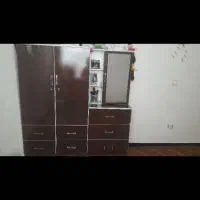 کمد سه تیکه قهوه ای|جاکفشی، کمد، دراور|سقز, |دیوار