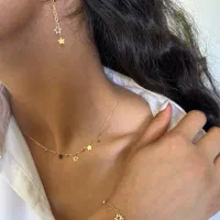 سرویس طلای ۱۸ عیار نمادار کلا ۳گرم و ۷۰۰ سوت|جواهرات|تهران, نیاوران|دیوار
