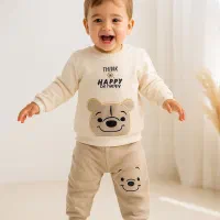 بلوز شلوار پسرانه طرح تدی