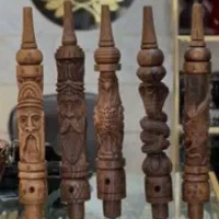 حدود ۲۰عدد قلیان چوبی و فلری خشک موجود