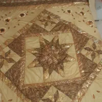 روتختی ساتن دو نفره همراه با رو بالشتی|سرویس روتختی|صومعهسرا, |دیوار