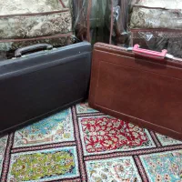 دو عدد کیف اداری پزشکی قدیمی عتیقه درحدنو|کیف، کفش، کمربند|اصفهان, شیخ اشراق|دیوار