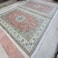جفت ۶ متری زمینه پیازی طرح شکوفه اردکان دستباف