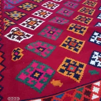 گِلیم خوش  رنگ نقش|گلیم، جاجیم، گبه|کازرون, |دیوار