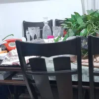 میز ناهار خوری ۸ نفره و ۶ صندلی