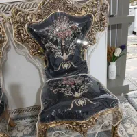 صندلی مبل میزبان چوب گردو مبل سلطنتی