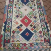 قالیچه دستبافت قدیمی طرح سنتی