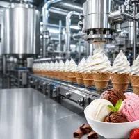 مشارکت در راه‌اندازی خط تولید بستنی