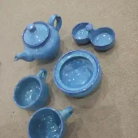 سینی و سرویس لعابی