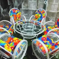 ست مبلمان و میز و صندلی باغی مدل خورشیدی