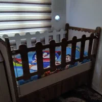 سرویس چوب کودک سالم بدون خط و خش....جنس ام دی اف|تخت و سرویس خواب|پاکدشت, پاکدشت (مامازند)|دیوار