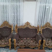 مبل طرح استیل هفت نفره|مبلمان خانگی و میز عسلی|بروجرد, |دیوار