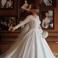 لباس عروس شیک مناسب سایز ۴۴ ۴۲ ۴۶