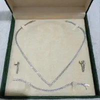 سرویس طلا تراش خورده نو 28.33 گرم