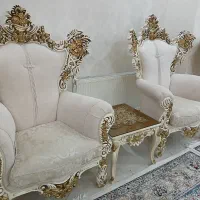 مبل استیل سلطنتی در حد نو|مبلمان خانگی و میز عسلی|اسلامشهر, زرافشان|دیوار