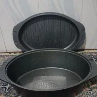 ماهیتابه دو طرفه مرغ و ماهی گریل، کاملا نو|ظروف پخت‌وپز|محمدیه-قزوین, |دیوار