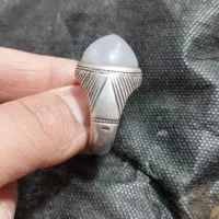 انگشتر کهنه عقیق کبود عبدالرزاقی