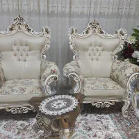 مبل سلطنتی ۹ نفره|مبلمان خانگی و میز عسلی|گناباد, |دیوار