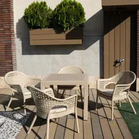 صندلی پلاستیکی ناهارخوری سبدی حصیری|میز و صندلی غذاخوری|تهران, خرمشهر|دیوار