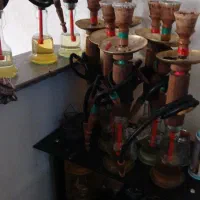 ۱۰عدد قلیان چوب گردو ابندی شده