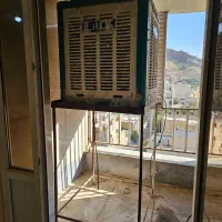 کولر آبی همراه با پایه آهنی