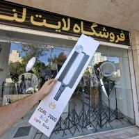 باتوم لایت نور باتومی سه پایه تولید محتوا میکروفون