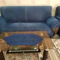 مبل ۸ نفره  با میز وسط و ۲ تا عسلی درحد نو|مبلمان خانگی و میز عسلی|شاهین‌شهر, عطار|دیوار