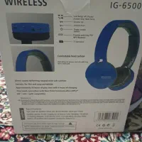 هدفون مدل وی ار لباس رنگ آبی کاربونی|لوازم جانبی موبایل و تبلت|کرمان, |دیوار