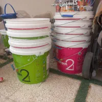 سطل .سطل رنگ  .سطل خالی 25 کیلویی