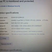 لپتاپhp probook g5 450      i5 نسل 7 رم 16هارد ssd|رایانه همراه|یزد, |دیوار