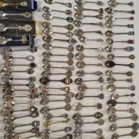 قاشق آنتیک قدیمی سیلورپلیت نقره انگلیسی تعداد