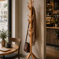 چوب لباسی ایستاده چوبی