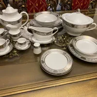 سرویس چینی هایلوکس ژاپنی طلاکوب 12 نفره