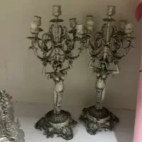 آینه شمعدان لوستر|لوستر و چراغ آویز|تبریز, |دیوار