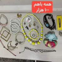 دستبند و گل سر
