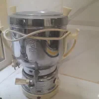 سماور برقی برنجی نو بدونه هیچ استفاده ای